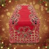 Christmas Table Runner with Emroidered Candy Cane Holly for Christmas Decor & Modern Farmhouse Decor - 2 of 4