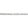 Black Bow Jewelry 2.5mm, Sterling Silver, Solid Byzantine Chain Necklace - 4 of 4