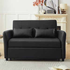 Whisen 51.57" Adjustable Sleeper Chair with 3 USB Ports - 1 of 4