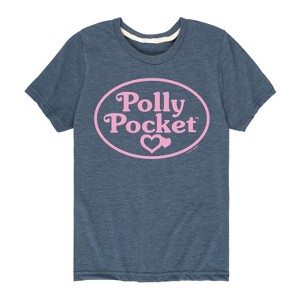 Boys' - Polly Pocket - Polly Pocket Pink Logo Short Sleeve Graphic T-Shirt - 1 of 3