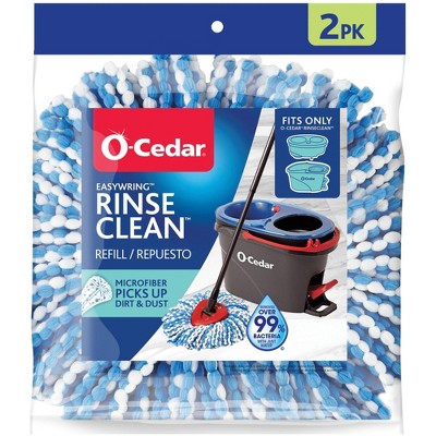 O-Cedar EasyWring RinseClean Mop Refill - 2pk