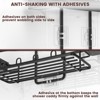 Aoibox Rustproof Hanging Shower Caddy with Soap Holder & Multi Hooks, No Drilling Bath Organizer for Shampoo, Conditioner & Sponge, Black - 4 of 4