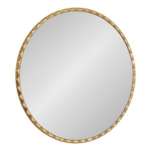 Kate & Laurel All Things Decor 26"x26" Sebecka Decorative Wall Mirror Gold - 1 of 4