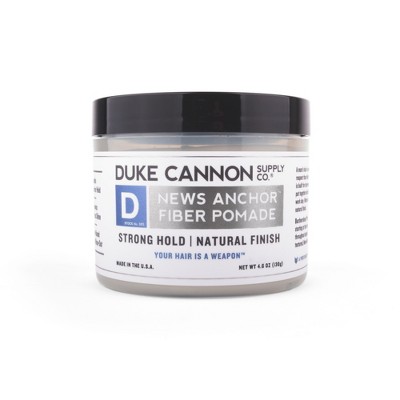 Duke Cannon Fiber Pomade Strong Hold Natural Matte Finish - 4.6oz