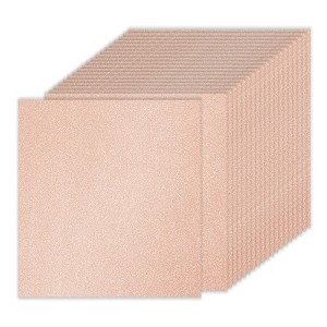 Unique Bargains 250gsm Cardstock DIY Craft Glitter Paper Sheets 20 Pcs - 1 of 4