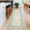 Washable Non-Slip Rugs for Living Room Border Floral Large Area Rugs - 3 of 4