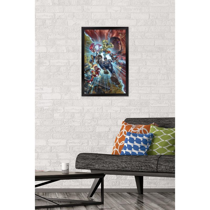 Trends International Marvel's Avengers - Battle Framed Wall Poster Prints, 2 of 7