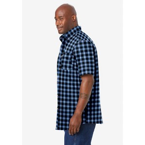 KingSize Short Sleeve Wrinkle Resistant Sport Shirt - 1 of 4