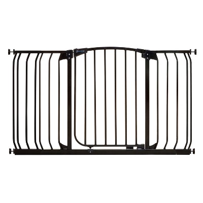 Dreambaby L790B Chelsea 38-53 Inch Wide Auto-Close Baby & Pet Wall to Wall Safety Gate with Stay Open Feature for Doors, Stairs, and Hallways, Black