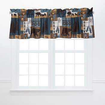 C&F Home Timber Trails Sky Blue Thanksgiving Valance