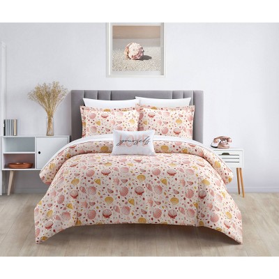 4pc Sumba Comforter Set Blush/yellow - Ny&c Home Collection : Target