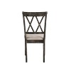 Simple Relax Set of 2 Upholstered Side Chairs in Weathered Gray - 3 of 4