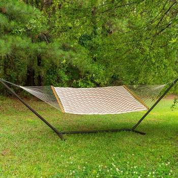 13' Pillowtop Outdoor Fabric Hammock with Spreader Bar Striped - Threshold™
