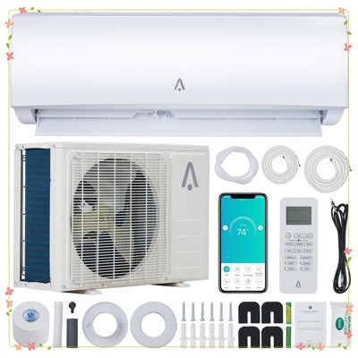 9000 BTU Mini Split Air Conditioner & Heater, Wifi Enable, 19 SEER 115V AC