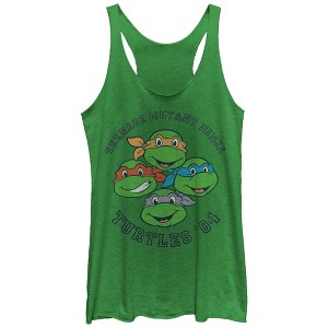 Women's Teenage Mutant Ninja Turtles Group '84 Racerback Tank Top - 1 of 4