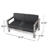 NicBex Mid-Century Modern Upholstered Loveseat 2 Seater Sofa - 3 of 4