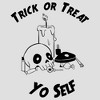 Women's Lost Gods Halloween Trick Or Treat Yourself Racerback Tank Top - 2 of 4