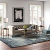 Modern Rectangle Coffee Table in Brass and Gold with Mirrored Shelf - Henn&Hart - 4 of 4
