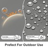 Aoodor Outdoor Dining Chair Cushions Set of 2, Waterproof Patio Furniture Seat Cushions, Outdoor Chair Pads with Ties - 4 of 4