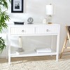 Tegan 2 Drawer Console Table - White - Safavieh - image 2 of 4