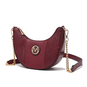 MKF Collection Amira Crocodile Embossed Women’s Shoulder Bag by Mia K - 1 of 4