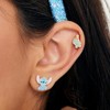 Disney Lilo and Stitch Experiment 626 Silver Plated Stud Earring Set - 3 Pairs - 3 of 4