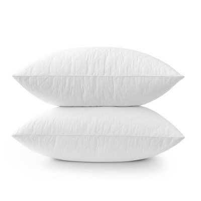 Standard/Queen 2pk Quilted Cotton Bed Pillow - Beautyrest