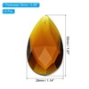 Unique Bargains Crystal Pendants Teardrop Beads for DIY Lamp Arts Crafts Decoration 6 Pcs - 2 of 4