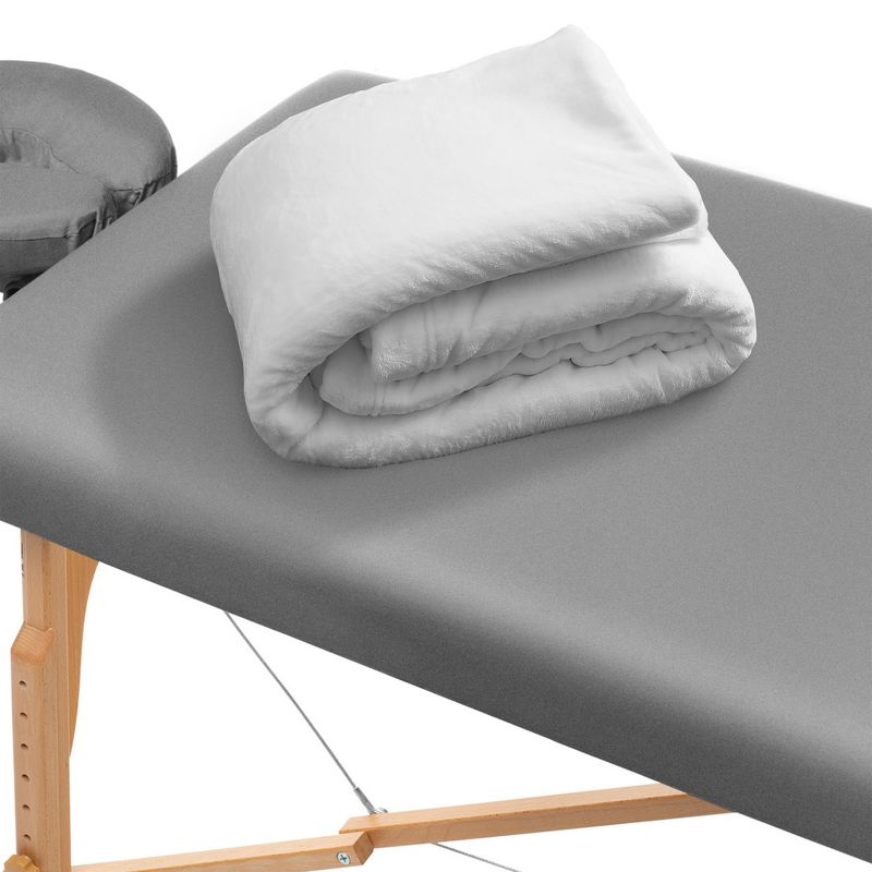 Saloniture Massage Table Blanket - 60” x 90” Soft Micro Plush Spa Throw, 3 of 8
