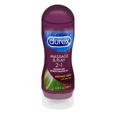 Durex Soothing Touch with Aloe Vera Massage and Play 2-in-1 Massage and Intimate Pleasure Gel - 6.76 fl oz