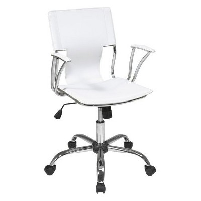 target white desk chair