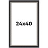 PosterPalooza | Embellished Black Picture Frame - UV Acrylic, Foam Board Backing, Hanging Hardware - 2 of 4