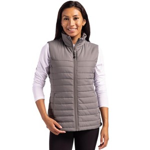 Clique Elevation Eco Full Zip Womens Puffer Vest - Pure Slate - XS