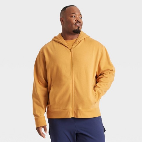 Mens lightweight fleece full zip best sale