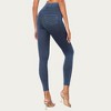 Anna-Kaci Women’s High Waist Denim Look Leggings with Smooth Stretch Fabric Faux Pocket Details and Sleek Contoured Fit - 4 of 4