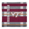 NCAA Virginia Tech Hokies Heathered Stripe Queen Bedding Set in a Bag - 3pc - 2 of 3