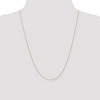 Black Bow Jewelry 0.8mm, 10k Yellow Gold, Diamond Cut Cable Chain Necklace - 2 of 4