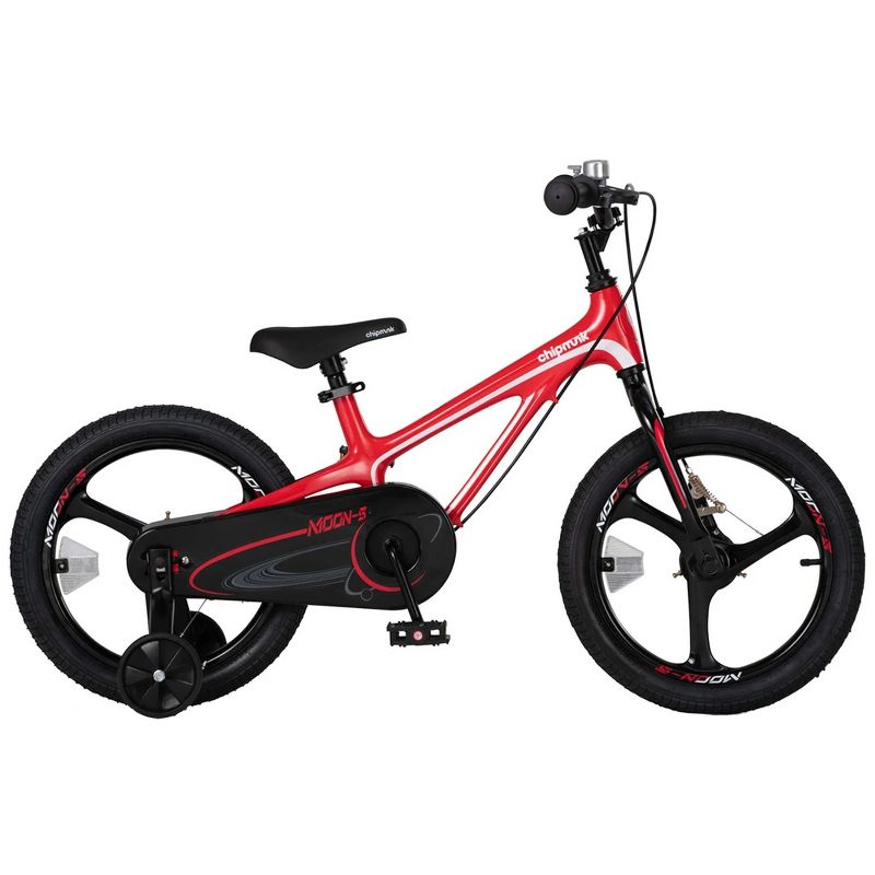 RoyalBaby Moon-5 Lightweight Magnesium Frame Kids Bike with Dual Hand Brakes, Training Wheels, Bell & Tool Kit for Boys and Girls, 2 of 7
