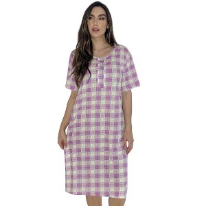 Just Love Short Sleeve Nightgown Sleep Dress for Women - 1 of 3
