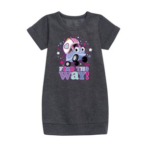 - Little Tikes - Find the Way Graphic Short Sleeve Fleece Dress - 1 of 3