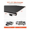VEVOR Camper Awning Fabric Replacement, 1" to 13', Weatherproof Durable Slide Topper Awning with Bracket, Heavy Duty Slide Topper Awning ,Black - 4 of 4