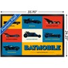 Trends International DC Comics Batman: 85th Anniversary - Minimalist The Batmobiles Framed Wall Poster Prints - 3 of 4