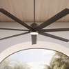 84" Casa Vieja Airbender Emperial Bronze LED Ceiling Fan with Remote - 2 of 4