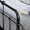 Queen Holland Metal Platform Bed with Headboard Black - South Shore - 4 of 4