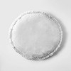 Faux Fur Floor Kids' Pillow Gray - Pillowfort™ - 4 of 4