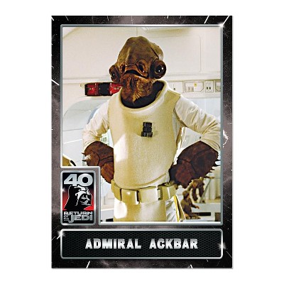 Topps Star Wars ROTJ 40th Anniversary 2023 Card #4 | Admiral Ackbar