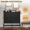 COZONY Shoe Cabinet with 4 Flip Drawers, Freestanding Shoe Storage Organizer with Metal Legs for Entryway, with Dry and Wet Separation - 2 of 4
