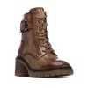 Women's Patent Leather Heeled Combat Booties 144275 - 2 of 4