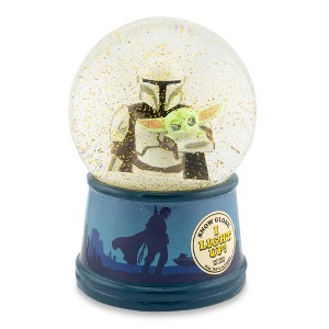 Silver Buffalo Star Wars: The Mandalorian Clan Of Two Light-Up Snow Globe | 6 Inches Tall - 1 of 4