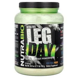 NutraBio Intra Fuel, Leg Day™, New York Punch, 2.11 lb (958 g) - 1 of 4